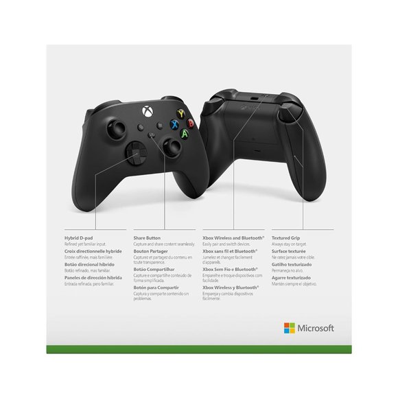 Xbox Core Wireless Gaming Controller Carbon Black – Xbox Series. - Picture 2 of 5